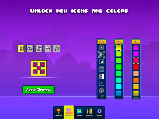 Geometry Game – Jump & Fly iPad  स्क्रीनशॉट