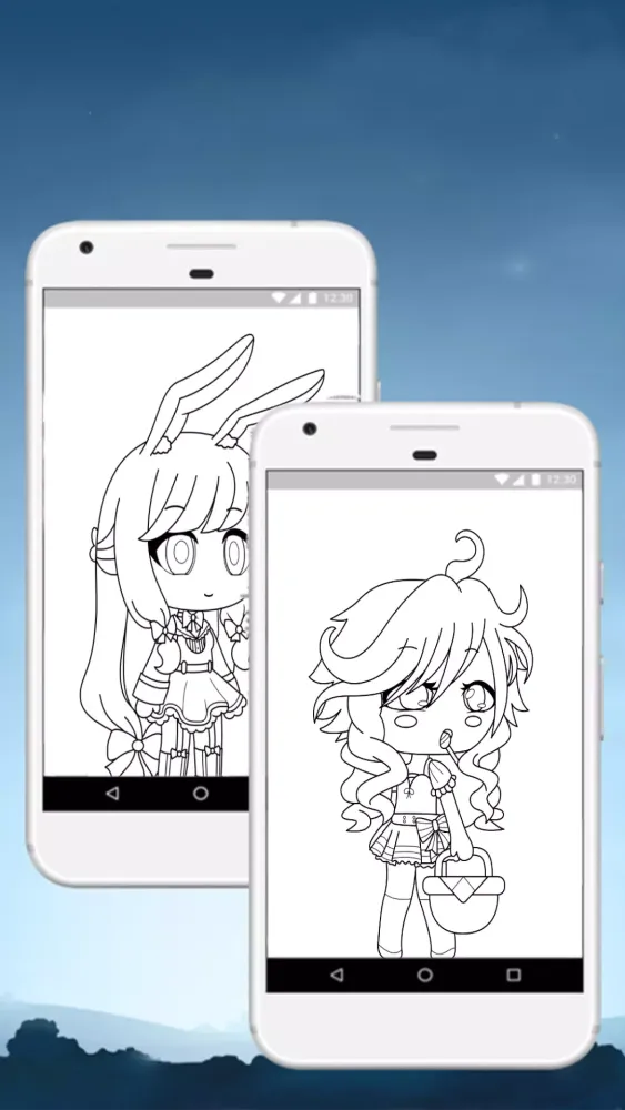 Zrzuty ekranu Coloring Book for Gacha Life