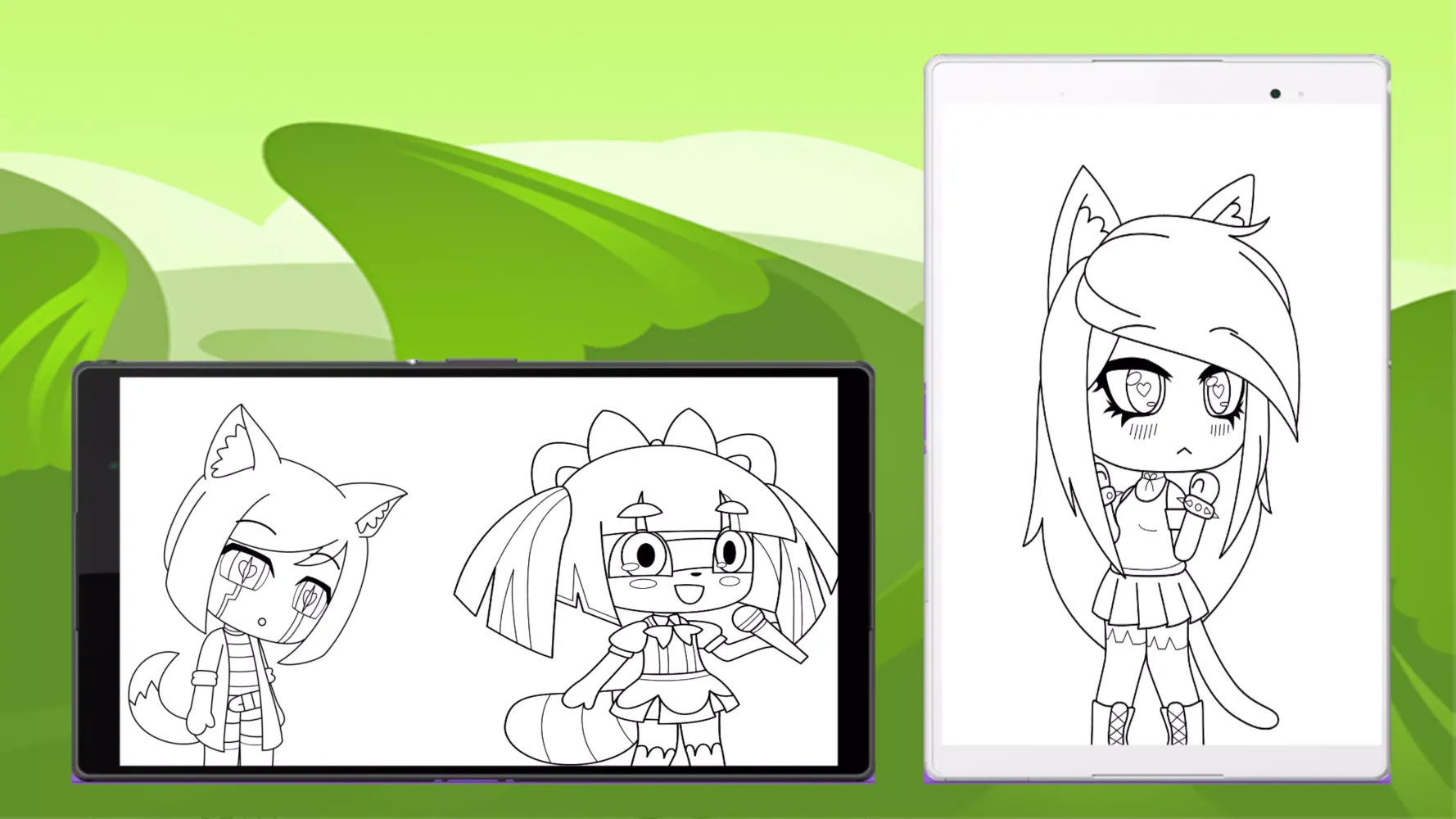 Zrzuty ekranu Coloring Book for Gacha Life
