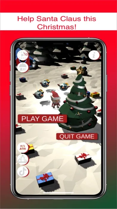Ảnh chụp màn hình của Santa Gift Run