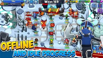Capturas de tela do Idle Hero TD Tower Defense RPG