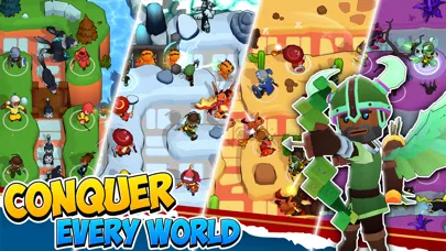 Capturas de tela do Idle Hero TD Tower Defense RPG