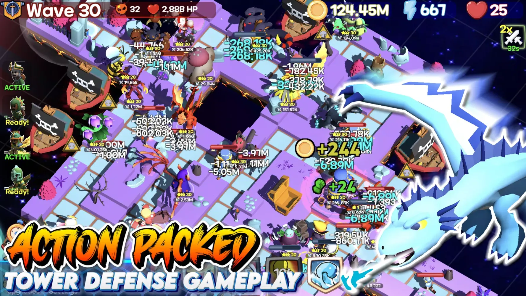 Monster Tiles TD: Tower Wars Screenshots