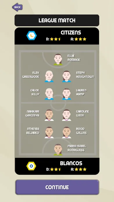 Captures d'écran de Women's Football 2023