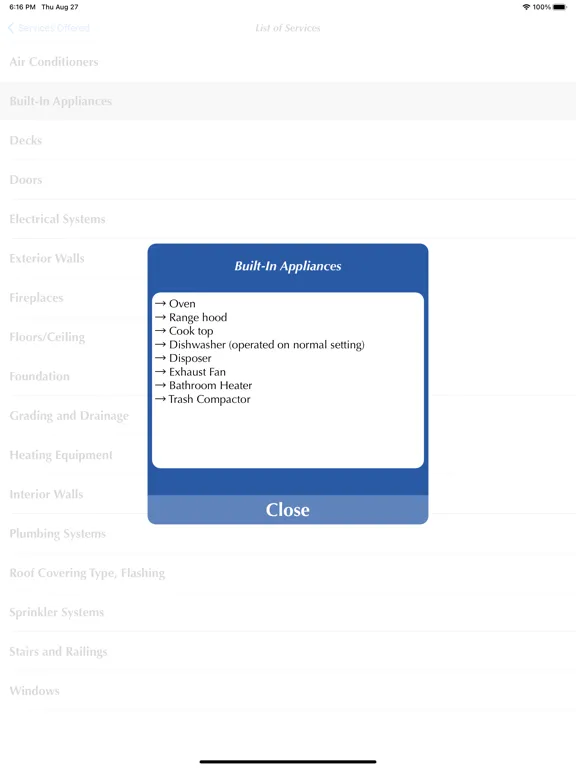 Priority Inspection Services iPad  স্ক্রিনশট