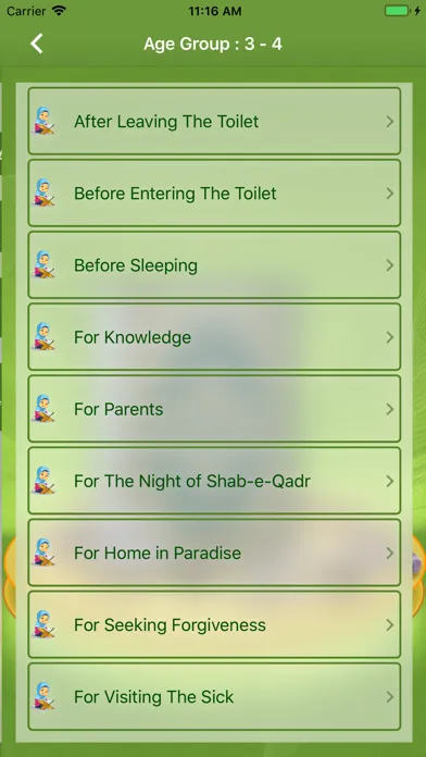 Ảnh chụp màn hình của Muslim Kids Dua Series - Pro