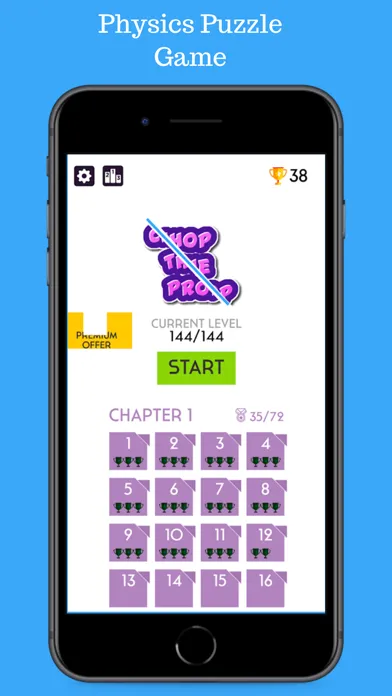 Captures d'écran de Chop Prop Cut It Brain Puzzle