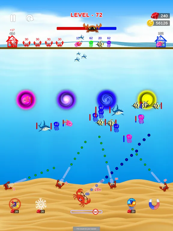Rise of Crabs iPad 应用截图