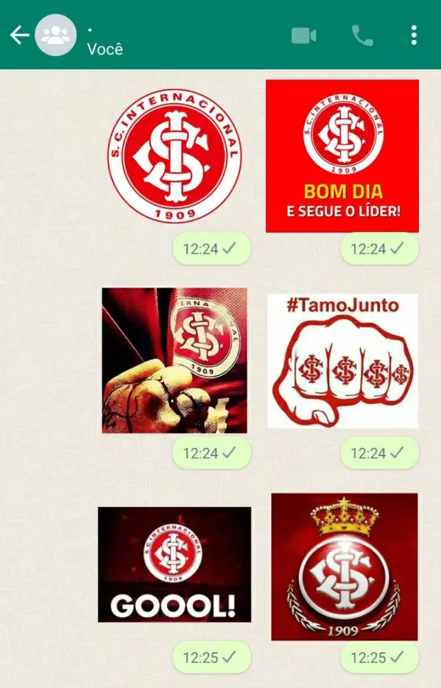 Figurinhas do Internacional स्क्रीनशॉट
