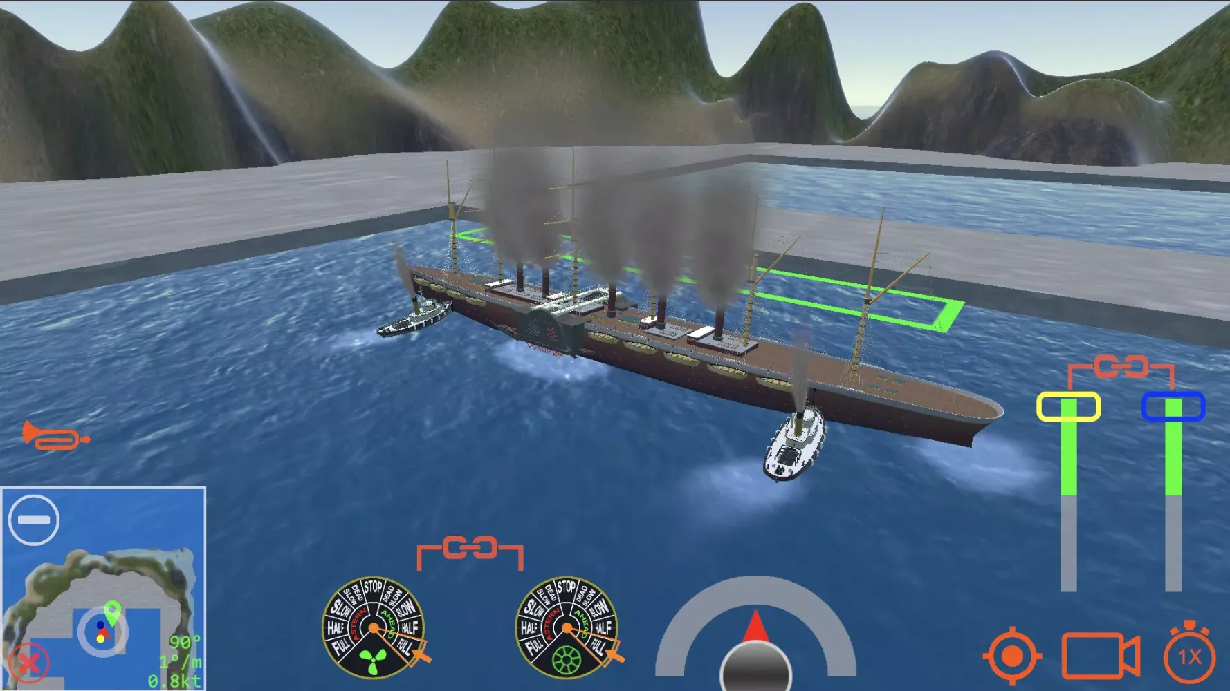 Capturas de tela do Paddle Steamer Simulator