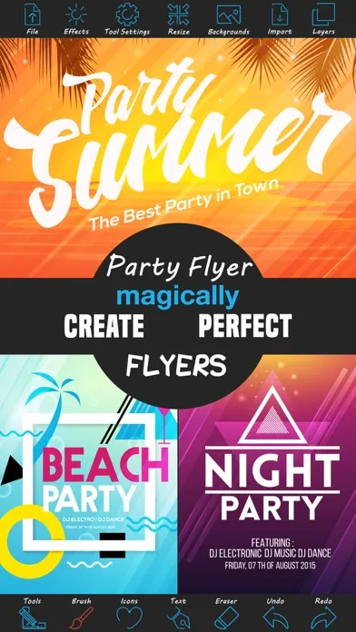 Ảnh chụp màn hình của Party Flyer Creator