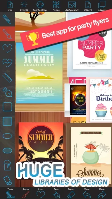 Ảnh chụp màn hình của Party Flyer Creator