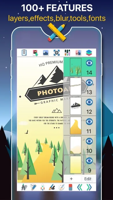 Ảnh chụp màn hình của Poster Maker & Text over Photo