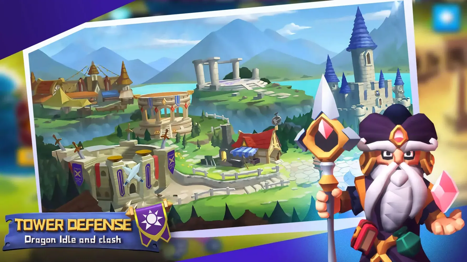 Tangkapan skrin Tower defense:Idle and clash