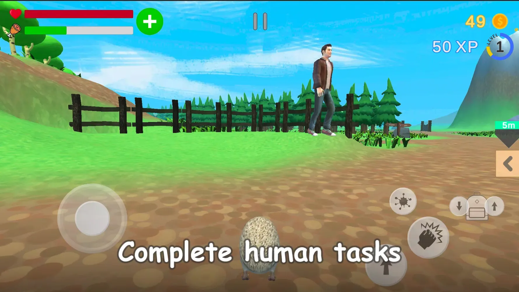 Screenshot di Hedgehog simulator