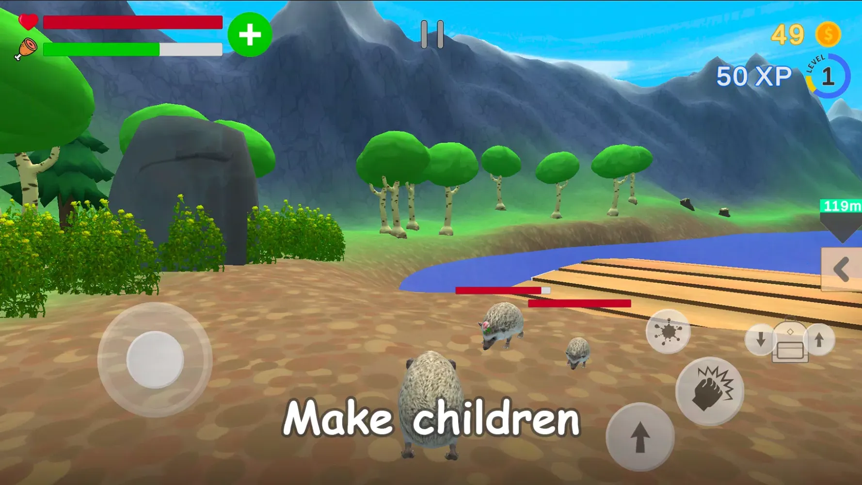 Screenshot di Hedgehog simulator
