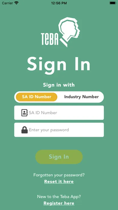 Zrzuty ekranu TEBA Mobile App