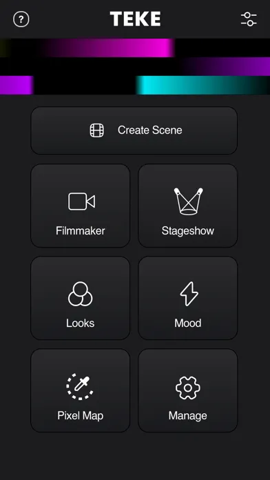 TEKE App スクリーンショット