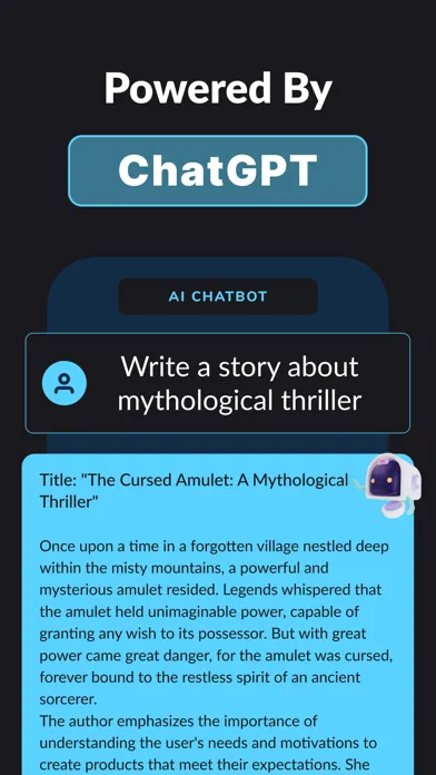 ภาพหน้าจอของ AI Chat - AI Chat Assistant