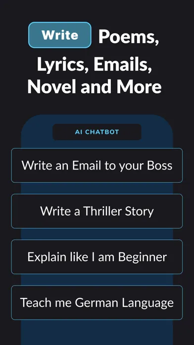 ภาพหน้าจอของ AI Chat - AI Chat Assistant