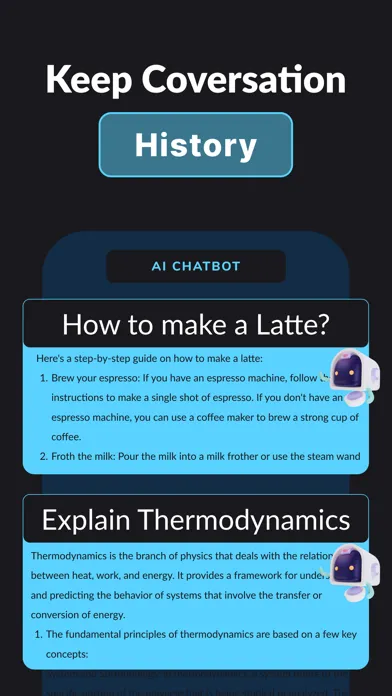 ภาพหน้าจอของ AI Chat - AI Chat Assistant