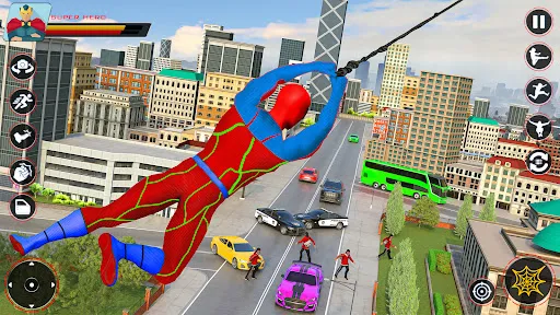 Spider Rope Hero Flying Games Screenshots