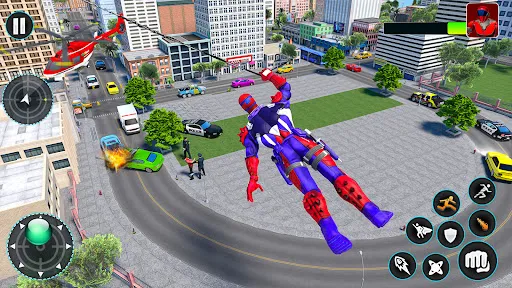 Spider Rope Hero Flying Games Screenshots