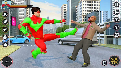 Spider Rope Hero Flying Games Screenshots