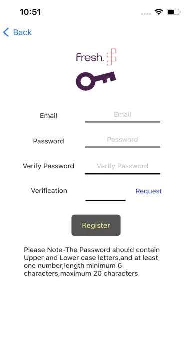 myFresh Digital Key スクリーンショット