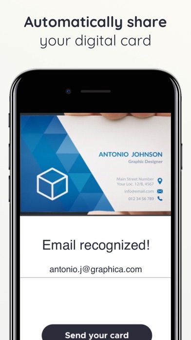 Tangkapan skrin Salut - Business Cards Scanner