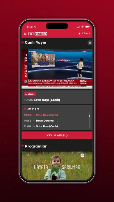 Capturas de tela do TRT Haber