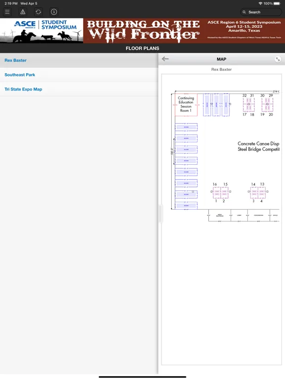 ASCE Texas Section iPad 應用截圖