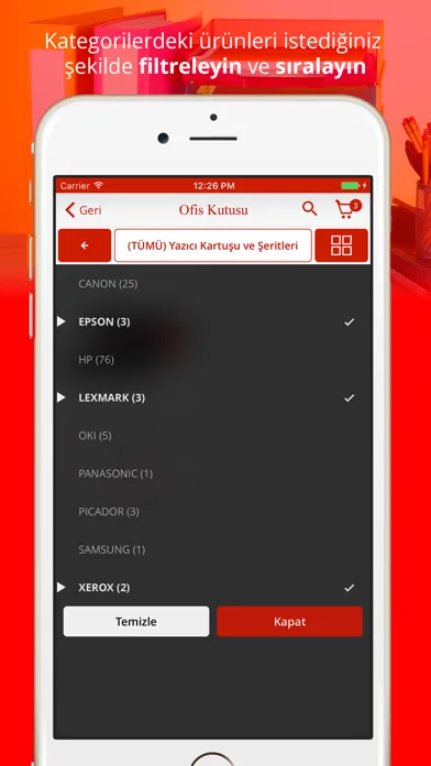 Ảnh chụp màn hình của Ofis Kutusu