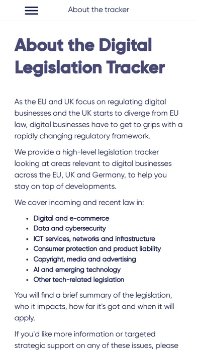TW Digital Legislation Tracker应用截图