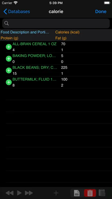 Capturas de pantalla de PocketDB