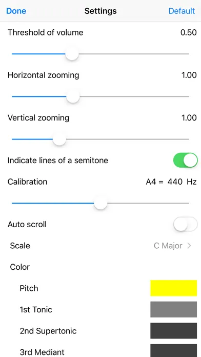 Ảnh chụp màn hình của Vocal Pitch Monitor