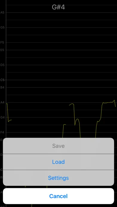 Ảnh chụp màn hình của Vocal Pitch Monitor