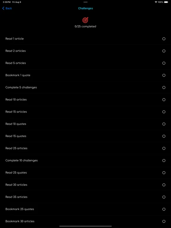 Capturas de tela do Kouros: Philosophy Daily iPad 