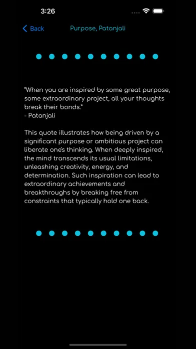 Capturas de tela do Kouros: Philosophy Daily