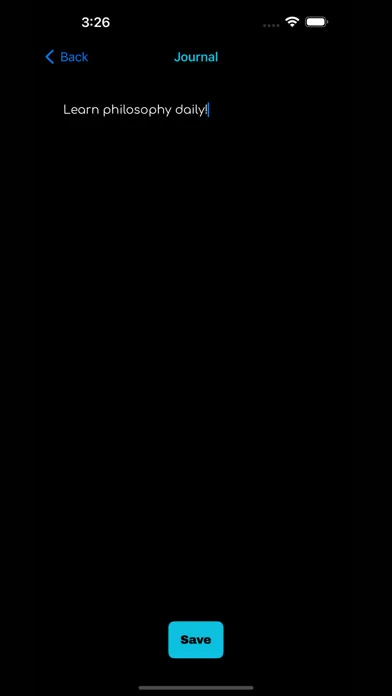 Capturas de tela do Kouros: Philosophy Daily