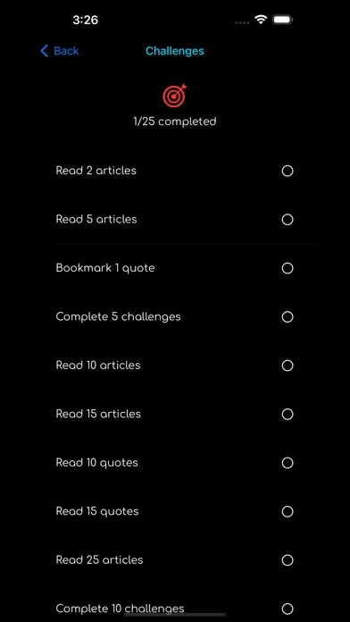 Capturas de tela do Kouros: Philosophy Daily