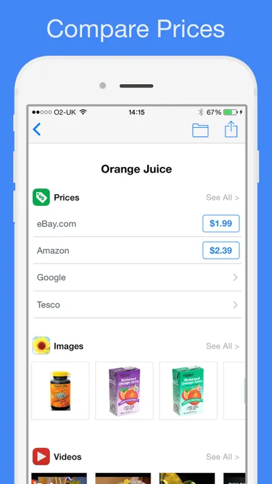Barcode Reader for iPhone Screenshots