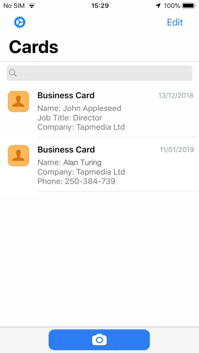 تصاویر Business Card Scanner & Reader