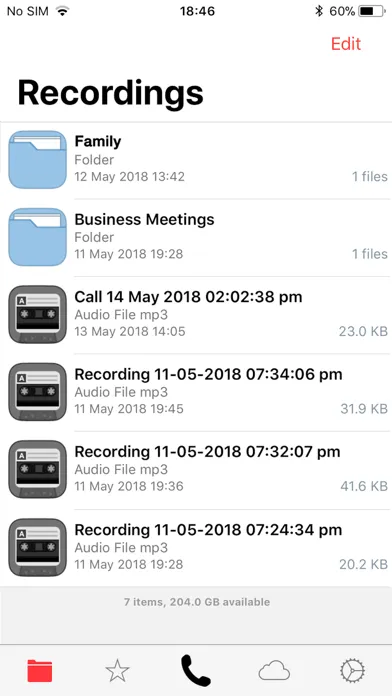 Capturas de pantalla de Call Recorder ℡