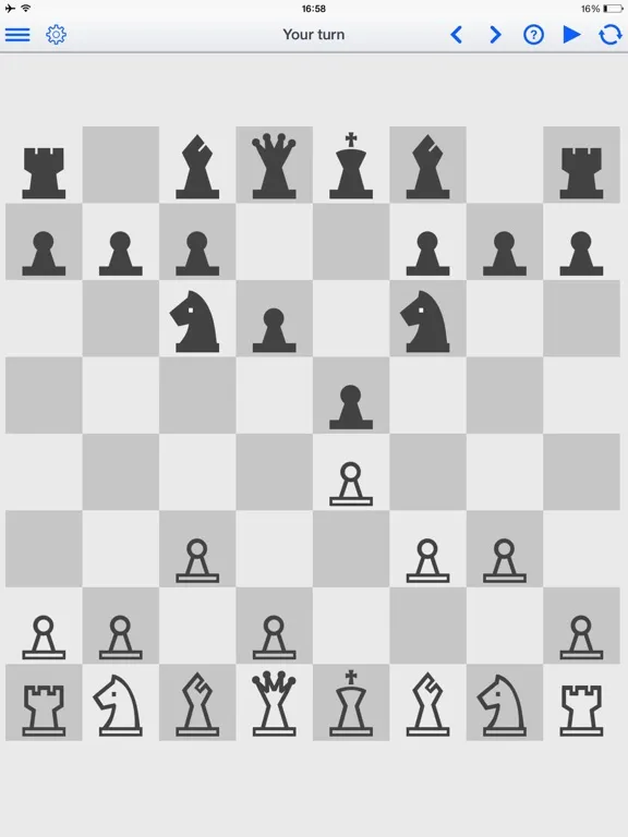 Tangkapan skrin Chess ◧ iPad 