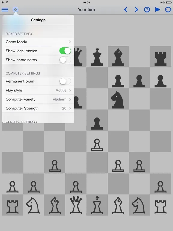Tangkapan skrin Chess ◧ iPad 