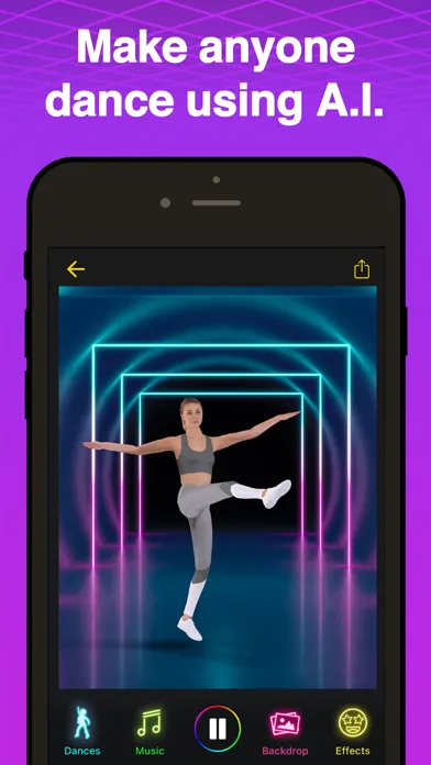 Zrzuty ekranu DanceApp