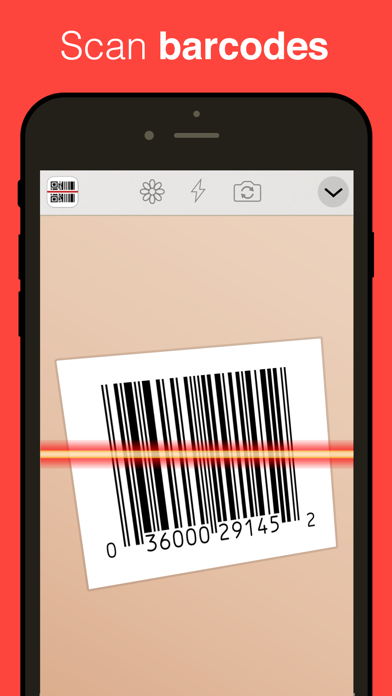 QR Reader for iPhone (Premium) Screenshots