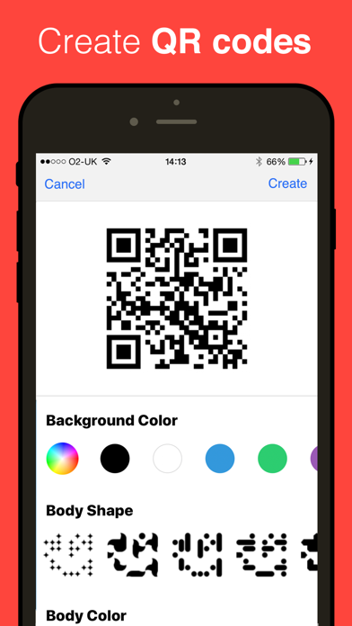 QR Reader for iPhone (Premium) Screenshots