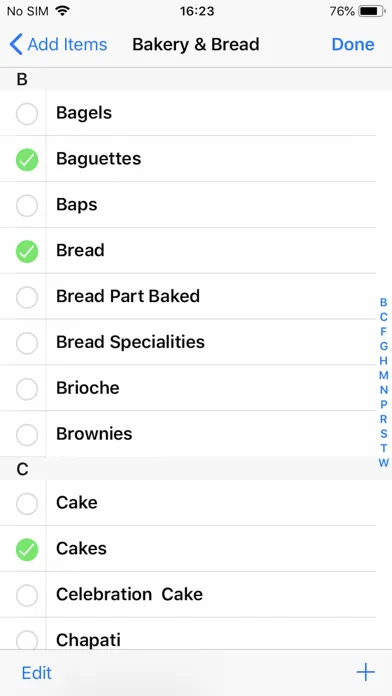 Grocery & Shopping List سکرین شاٹس